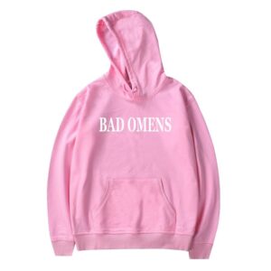 Bad Omens Death Pink Hoodie