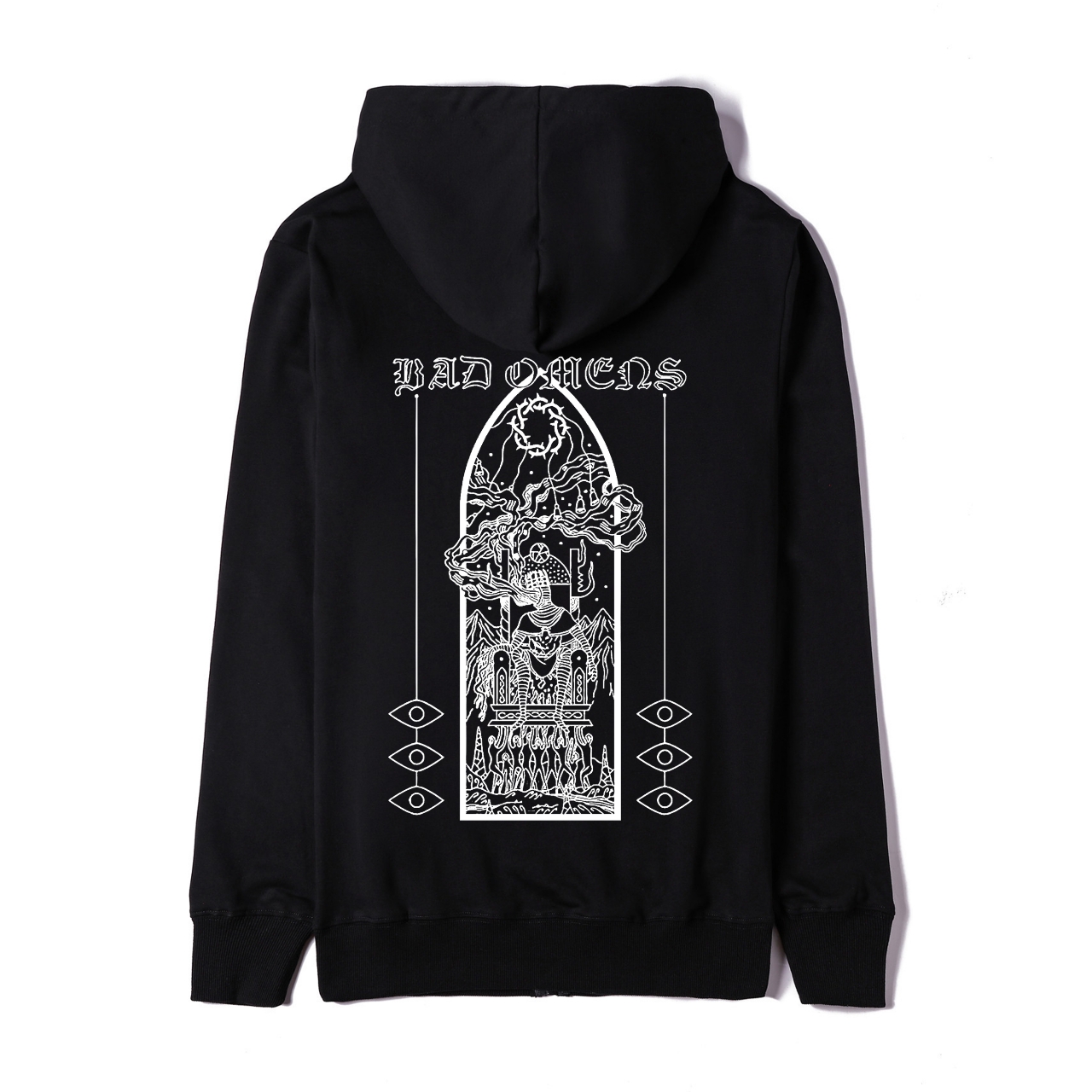 Bad Omens Dethrone Zip Up Hoodie
