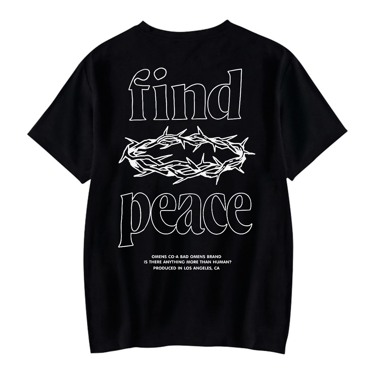 Bad Omens Find Peace Black Shirt