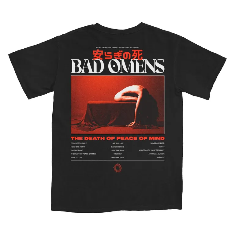 Bad Omens Tracklist T-Shirt